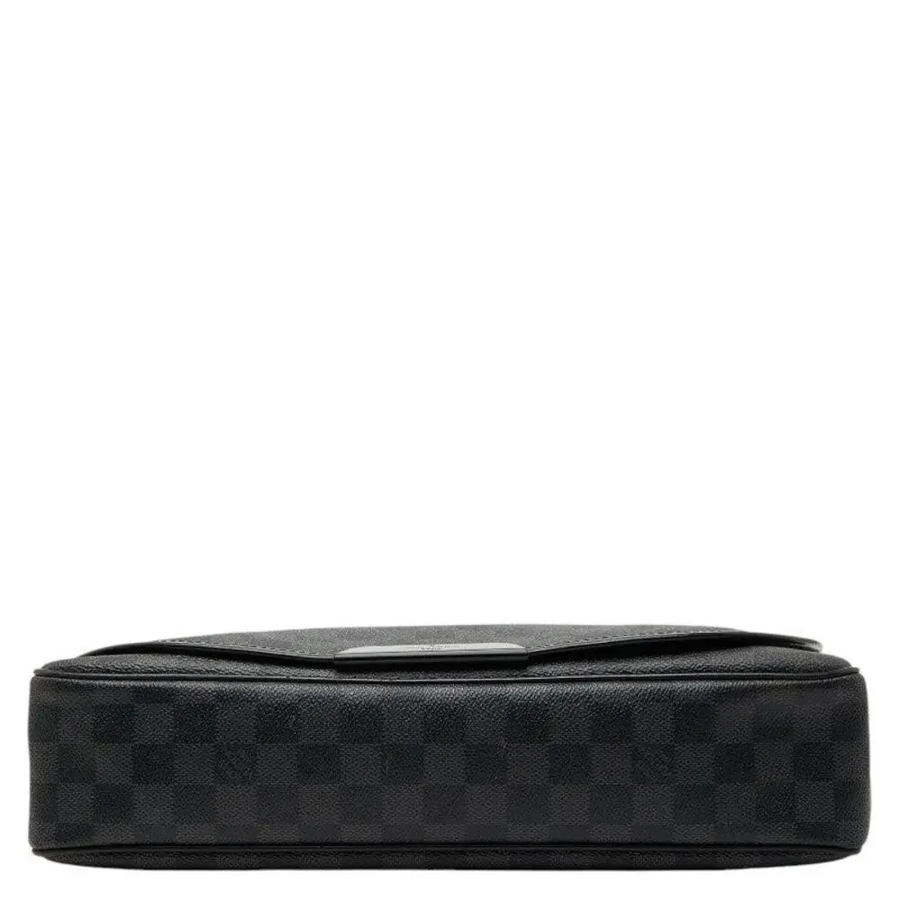 Louis Vuitton Damier Graphite Daniel MM Shoulder Bag Black